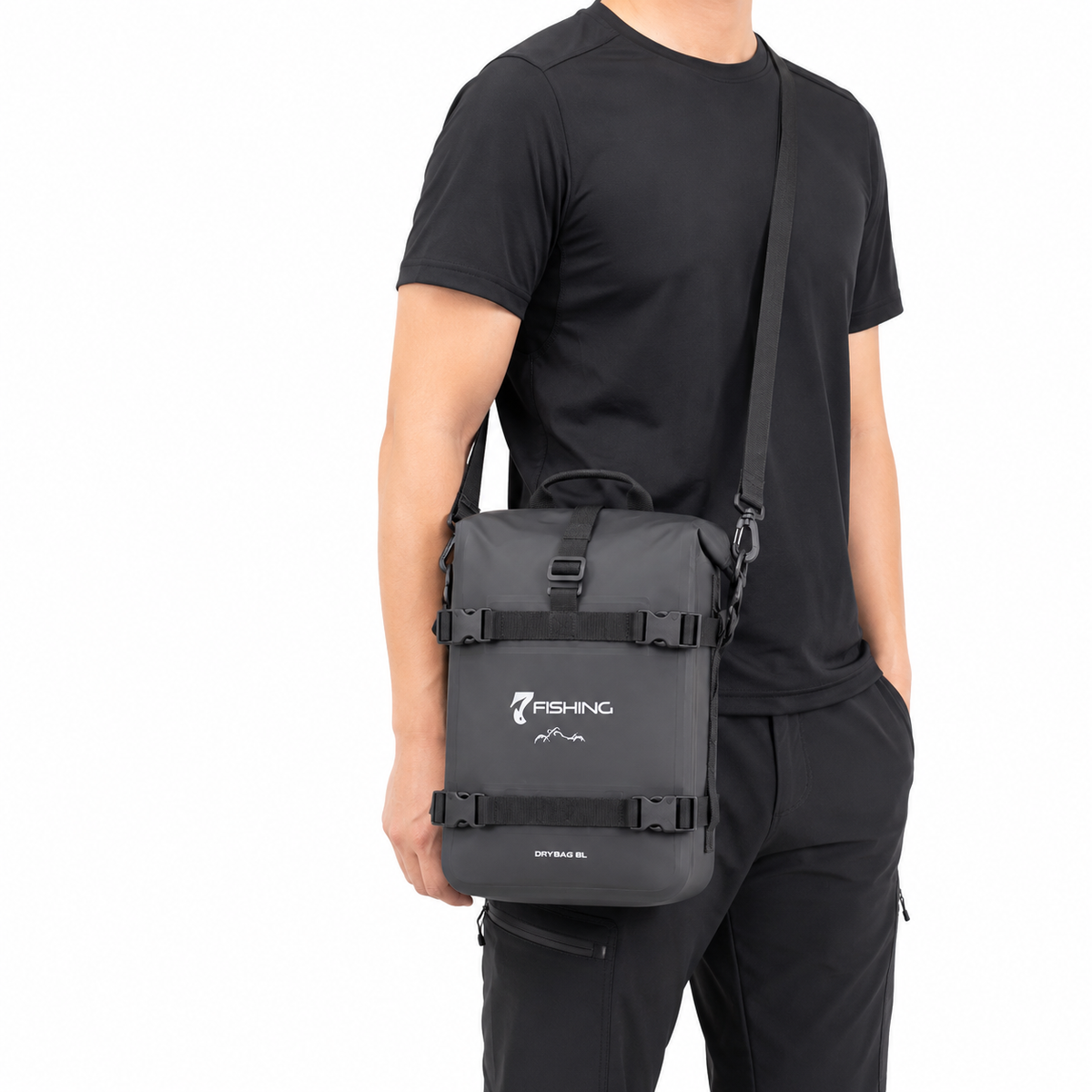 Bolso impermeable para defensas de motocicleta 8L