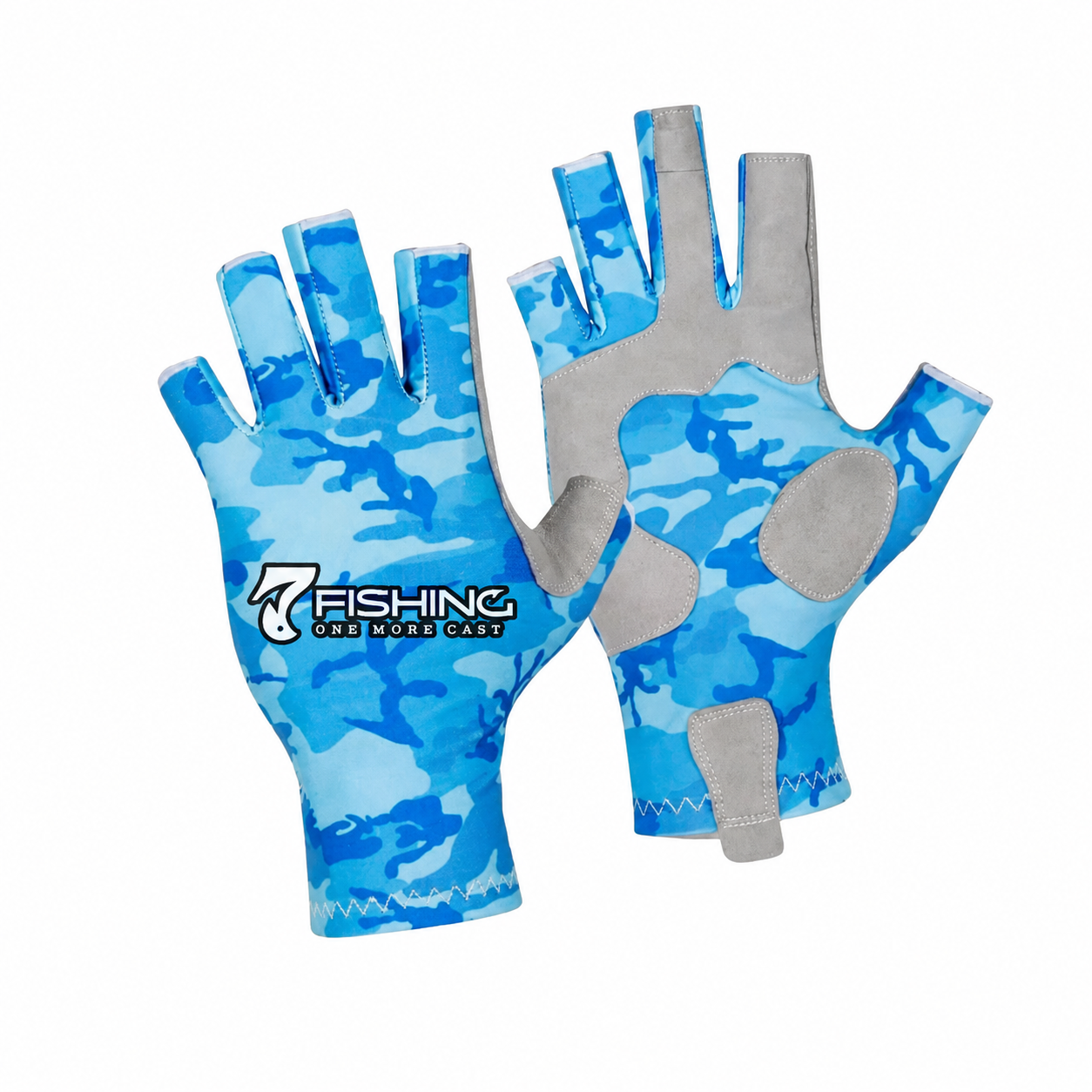 Guantes de pesca sin dedos UPF 50+